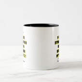 KAFFEE-SÜNDEN ZWEIFARBIGE TASSE (Mittel)