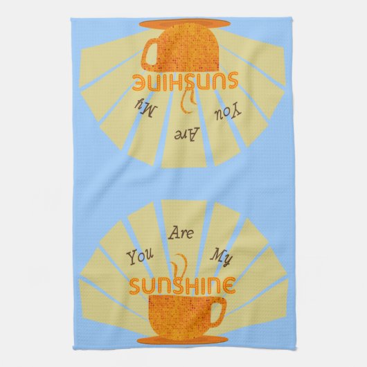 Kaffee Sunshine American MoJo Küchenhandtücher Handtuch (Vertikal)