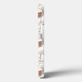 Kaffee, süßes Muster Case-Mate iPhone Hülle (Rückseite / Links)