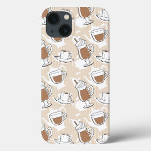 Kaffee, süßes Muster Case-Mate iPhone Hülle