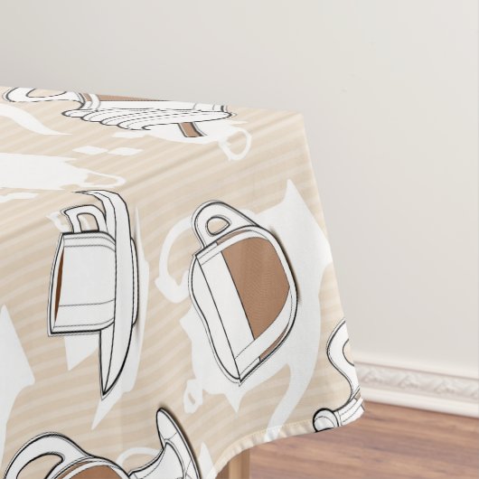 Kaffee, süßes Muster Tischdecke (Beispiel)