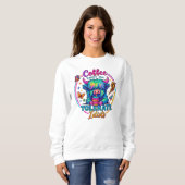 Kaffee Sweatshirt (Vorne ganz)