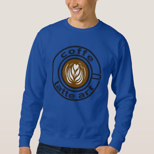 Kaffee Sweatshirt (Vorderseite)