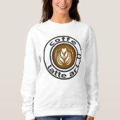 Kaffee Sweatshirt (Vorderseite)