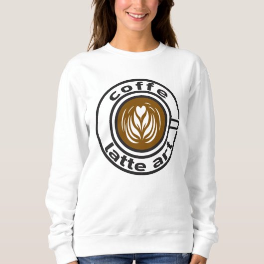 Kaffee Sweatshirt (Vorderseite)