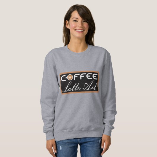 Kaffee Sweatshirt (Vorne ganz)