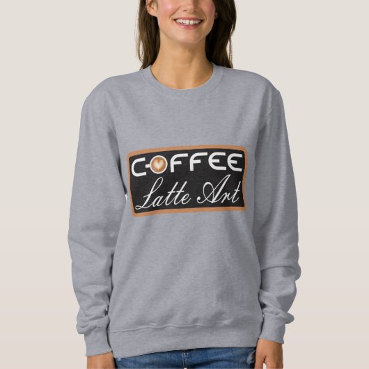 Kaffee Sweatshirt (Vorderseite)
