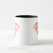 Kaffee-Symbol - Rot Tasse (Zentrum)