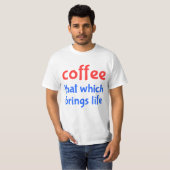 Kaffee T-Shirt (Vorne ganz)