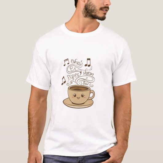 Kaffee T-Shirt (Vorderseite)