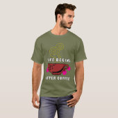 Kaffee T-Shirt (Vorne ganz)