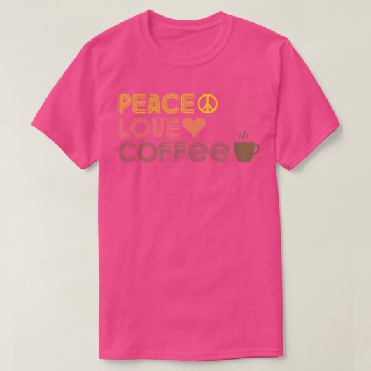 Kaffee T-Shirt (Design vorne)