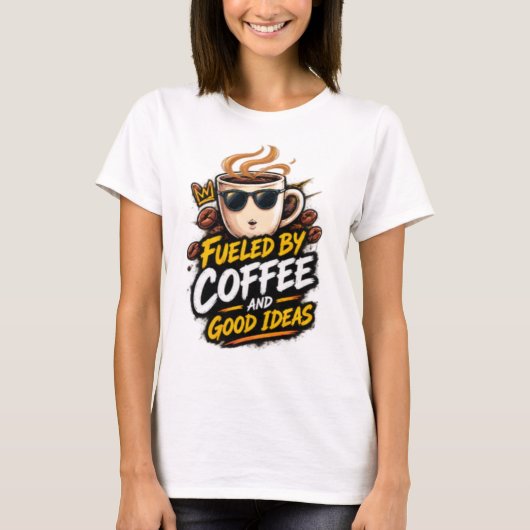 Kaffee T-Shirt (Vorderseite)