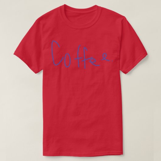 Kaffee T-Shirt (Design vorne)