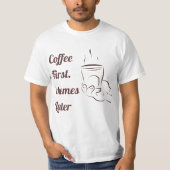 Kaffee T-Shirt (Vorderseite)