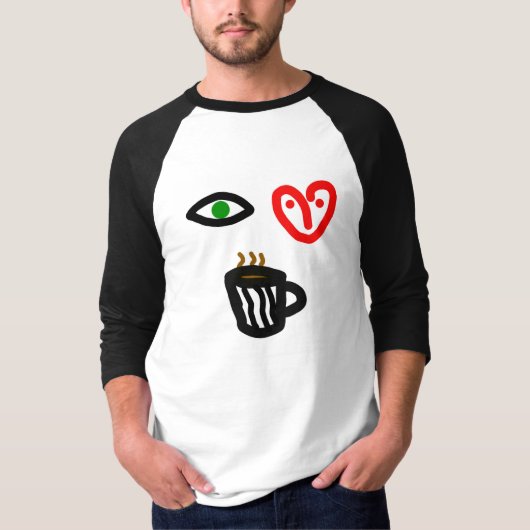 Kaffee T-Shirt (Vorderseite)