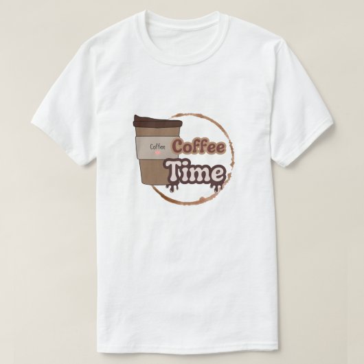 kaffee T-Shirt (Design vorne)