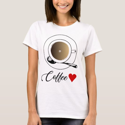 Kaffee T-Shirt (Vorderseite)