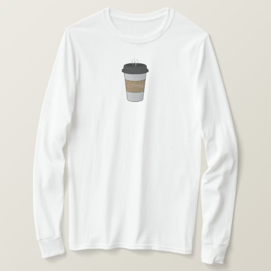 Kaffee-T-Shirt T-Shirt (Design vorne)