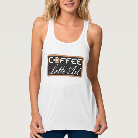 Kaffee Tank Top (Vorderseite)