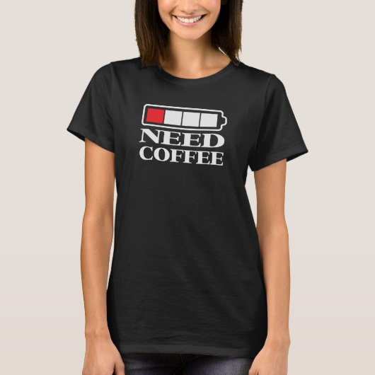 Kaffee-Tank-Top T-Shirt (Vorderseite)