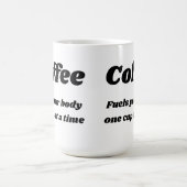 Kaffee tankt Ihren Körper eine Schale auf einmal Kaffeetasse (Mittel)