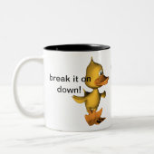 KAFFEE-TANZ-TASSE ZWEIFARBIGE TASSE (Links)