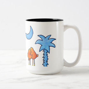 Kaffee-Tasse 15 Unze Zweifarbige Tasse