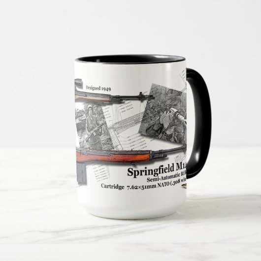 Kaffee-Tasse 1949 Springfields M14 Tasse (VorderseiteRechts)