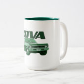 Kaffee-Tasse 1969 Chevy Novas SS Zweifarbige Tasse (VorderseiteRechts)