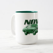 Kaffee-Tasse 1969 Chevy Novas SS Zweifarbige Tasse (Vorderseite Links)