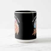 KAFFEE-TASSE - 2 TONSCHWARZE W/2025-LOGO ZWEIFARBIGE TASSE (Mittel)