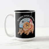 KAFFEE-TASSE - 2 TONSCHWARZE W/2025-LOGO ZWEIFARBIGE TASSE (Links)