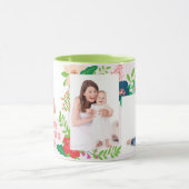 Kaffee-Tasse 3 Foto-Blumenmutter Tages Tasse (Zentrum)