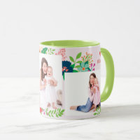 Kaffee-Tasse 3 Foto-Blumenmutter Tages