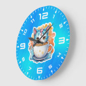 Kaffee-Tasse-94678 Große Wanduhr (Winkel)