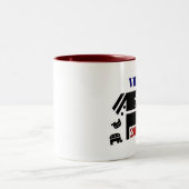 KAFFEE-TASSE ABSTIMMUNGS-DEMOKRATEN IM JAHRE 2008 ZWEIFARBIGE TASSE (Mittel)