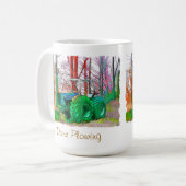 KAFFEE-TASSE 'ACKERBAU BEENDET' KAFFEETASSE (Vorderseite Links)