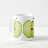 Kaffee-Tasse - Apfelcreme Kaffeetasse (Vorderseite Links)