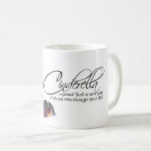 Kaffee Tasse Aschenputtel bunte Schuhe Zitat Tea C (VorderseiteRechts)