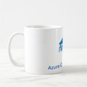 Kaffee-Tasse - azurblauer Wolken-Architekt Kaffeetasse (Links)