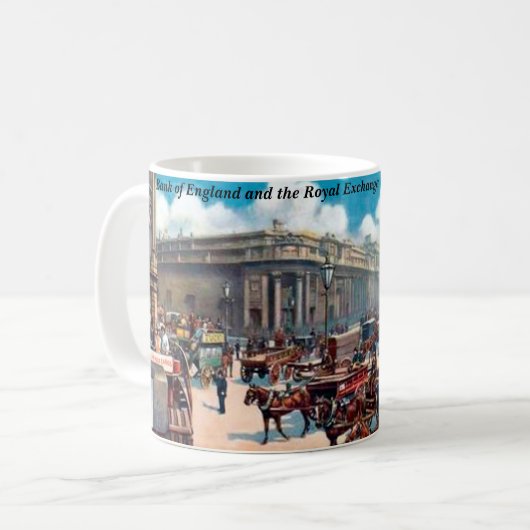 Kaffee-Tasse - Bank of England Kaffeetasse (Vorderseite Links)
