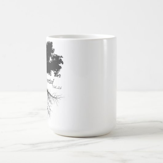 Kaffee-Tasse (Baum mit Wurzeln) Kaffeetasse (Mittel)