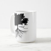 Kaffee-Tasse (Baum mit Wurzeln) Kaffeetasse (Vorderseite Links)