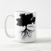 Kaffee-Tasse (Baum mit Wurzeln) Kaffeetasse (Links)