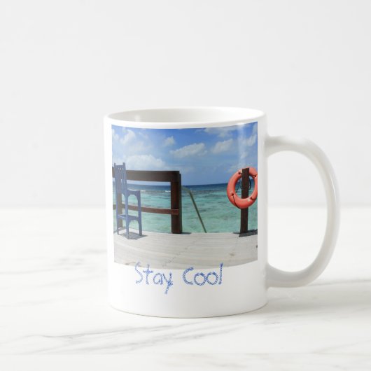 Kaffee-Tasse, bleibe cool Kaffeetasse (Rechts)
