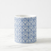 Kaffee Tasse-Blue Damask Kaffeetasse (Mittel)