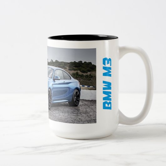 Kaffee-Tasse BMW M3 Zweifarbige Tasse (Rechts)