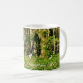 Kaffee-Tasse - Caddo Lake Cypress & Bird-001 Kaffeetasse (VorderseiteRechts)