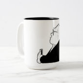 Kaffee-Tasse Charlien Miller Zweifarbige Tasse (Vorderseite Links)